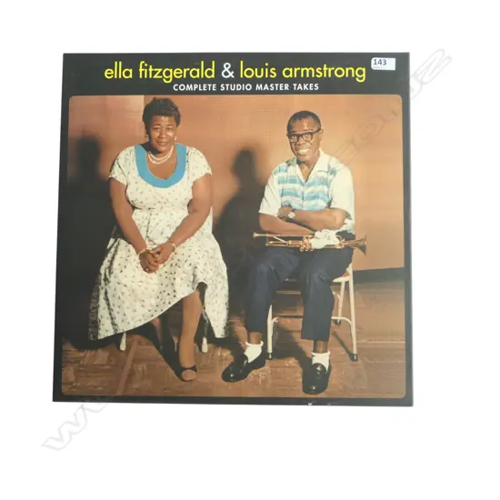 ELLA FITZGERALD AND LOUIS ARMSTRONG 'COMPLETE STUDIO MASTER TAKES' BOXED RECORD SET 379120